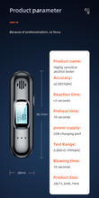 Load image into Gallery viewer, New Portable Non-contact Alcohol Tester Breathalyzer Rechargeable With LED
