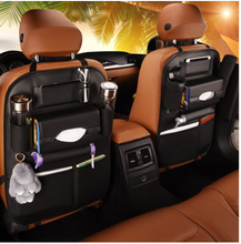 Load image into Gallery viewer, Car Seat Storage Organiser Universal Multifunction - Leather
