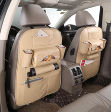 Load image into Gallery viewer, Car Seat Storage Organiser Universal Multifunction - Leather
