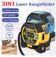 Load image into Gallery viewer, 3 In 1 Laser Tape Measure rangefinder Infrared High-Precision Electronic Ruler 40 or 60m
