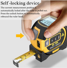 Load image into Gallery viewer, 3 In 1 Laser Tape Measure rangefinder Infrared High-Precision Electronic Ruler 40 or 60m
