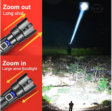 Load image into Gallery viewer, Powerful LED Flashlight 500W Recharageable
