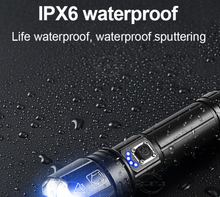 Load image into Gallery viewer, Powerful LED Flashlight 500W Recharageable
