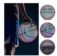 Load image into Gallery viewer, Luminous Basketball Ball Size 7 Reflective Holographic Light Up
