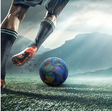 Load image into Gallery viewer, Reflective Soccer Ball Luminous Night Glow
