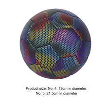 Load image into Gallery viewer, Reflective Soccer Ball Luminous Night Glow
