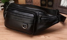 Load image into Gallery viewer, Legend Gold Class Waist/Belt Bag - Leather Multifunction Waterproof
