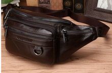 Load image into Gallery viewer, Legend Gold Class Waist/Belt Bag - Leather Multifunction Waterproof
