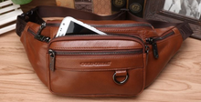 Load image into Gallery viewer, Legend Gold Class Waist/Belt Bag - Leather Multifunction Waterproof
