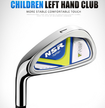Load image into Gallery viewer, Junior Golf Clubs Set - Left Handed Stainless Steel Beginners Full Set with Bag
