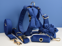 Load image into Gallery viewer, Luxury Pet Leash Engraved Name ID Tag + Collar + Flower/Bow Tie - Free Engraving Personalise + Harness + Poop Bag (all Sizes)
