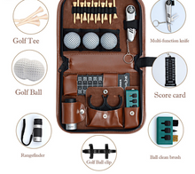 Load image into Gallery viewer, Golf Multifunction Bag Faux Leather Set

