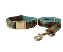 Load image into Gallery viewer, Luxury Pet Leash Engraved Name ID Tag + Collar + Bow - Free Engraving Personalise (all Sizes)
