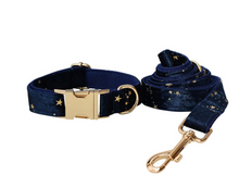 Load image into Gallery viewer, Luxury Pet Leash Engraved Name ID Tag + Collar + Bow - Free Engraving Personalise (all Sizes)
