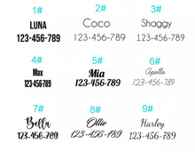 Load image into Gallery viewer, Luxury Pet Leash Engraved Name ID Tag + Collar + Bow - Free Engraving Personalise (all Sizes)
