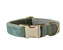 Load image into Gallery viewer, Luxury Pet Leash Engraved Name ID Tag + Collar + Bow - Free Engraving Personalise (all Sizes)
