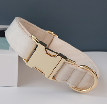 Load image into Gallery viewer, Luxury Pet Leash Engraved Name ID Tag + Collar + Bow - Free Engraving Personalise (all Sizes)
