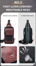 Load image into Gallery viewer, &quot;Legend Collection&quot; - Cowhide Shoulder Chest Bag - Metallic Range 3 Colours
