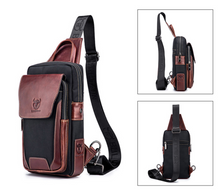 Load image into Gallery viewer, &quot;Legend Collection&quot; - Cowhide Shoulder Chest Bag - Metallic Range 3 Colours
