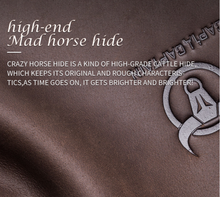 Load image into Gallery viewer, &quot;Legend Collection&quot; - Designer Cowhide/Horse Leather Phone Bag - Black or Coffee
