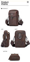 Load image into Gallery viewer, &quot;Legend Collection&quot; - Designer Cowhide/Horse Leather Phone Bag - Black or Coffee
