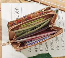 Load image into Gallery viewer, &quot;Arna Lisa&quot; Collection - Designer Vintage Dutch Woodgrain Shoulder Purse Phone Bag + Chain
