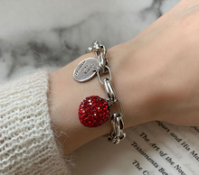 Load image into Gallery viewer, Strawberry Silver Bracelet - 3 Styles
