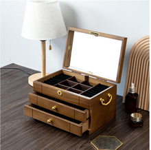 Load image into Gallery viewer, Luxury Wooden Antique Jewellery Box - 3 Sizes
