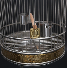 Load image into Gallery viewer, Designer Villa Stainless Steel Copper Birdcage - Large 42cm or 45cm
