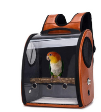 Load image into Gallery viewer, Backpack Carrier - Canary, Lovebird, Budgie, Finch, Rabbit, Rat, Mouse Carry Cage
