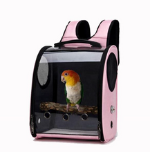 Load image into Gallery viewer, Backpack Carrier - Canary, Lovebird, Budgie, Finch, Rabbit, Rat, Mouse Carry Cage

