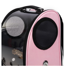 Load image into Gallery viewer, Backpack Carrier - Canary, Lovebird, Budgie, Finch, Rabbit, Rat, Mouse Carry Cage
