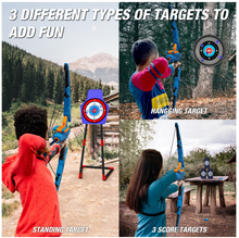 Load image into Gallery viewer, Children&#39;s Bow and Arrow Light-up Archery Set - Age 3 4 5 6 7 8 9 10 11 12 Years
