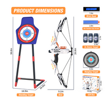 Load image into Gallery viewer, Children&#39;s Bow and Arrow Light-up Archery Set - Age 3 4 5 6 7 8 9 10 11 12 Years
