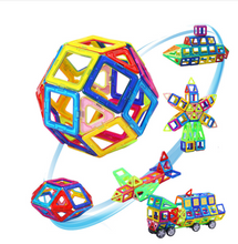 Load image into Gallery viewer, 184 Piece Mini Magnetic Designer Construction Block Set
