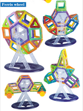 Load image into Gallery viewer, 184 Piece Mini Magnetic Designer Construction Block Set
