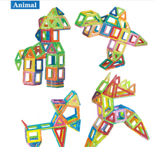 Load image into Gallery viewer, 184 Piece Mini Magnetic Designer Construction Block Set
