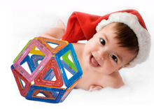 Load image into Gallery viewer, 184 Piece Mini Magnetic Designer Construction Block Set
