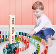 Load image into Gallery viewer, Children&#39;s Automatic Train - Set up Dominos (make your own track)

