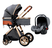 Load image into Gallery viewer, Luxury Baby Pram Car Seat 3 in 1 (9 Colours) Foldable
