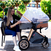 Load image into Gallery viewer, Luxury Baby Pram Car Seat 3 in 1 (9 Colours) Foldable
