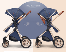 Load image into Gallery viewer, Luxury Baby Pram Car Seat 3 in 1 (9 Colours) Foldable
