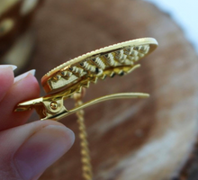 Load image into Gallery viewer, Gold Baby Pacifier &amp; Clip - Alphabet Letter Infant Pacifier Unique
