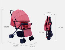 Load image into Gallery viewer, Portable Baby Stroller Lightweight Travel Pram Folding (6 Colours)
