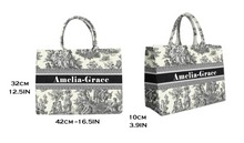 Load image into Gallery viewer, &quot;Arna Lisa&quot; Collection - Designer Tote Bag + Customised Name (Many Styles)
