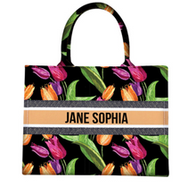 Load image into Gallery viewer, &quot;Arna Lisa&quot; Collection - Designer Tote Bag + Customised Name (Many Styles)
