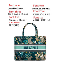Load image into Gallery viewer, &quot;Arna Lisa&quot; Collection - Designer Tote Bag + Customised Name (Many Styles)
