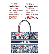 Load image into Gallery viewer, &quot;Arna Lisa&quot; Collection - Designer Tote Bag + Customised Name (Many Styles)

