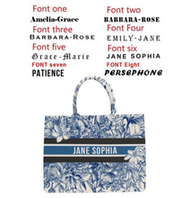 Load image into Gallery viewer, &quot;Arna Lisa&quot; Collection - Designer Tote Bag + Customised Name (Many Styles)
