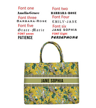 Load image into Gallery viewer, &quot;Arna Lisa&quot; Collection - Designer Tote Bag + Customised Name (Many Styles)
